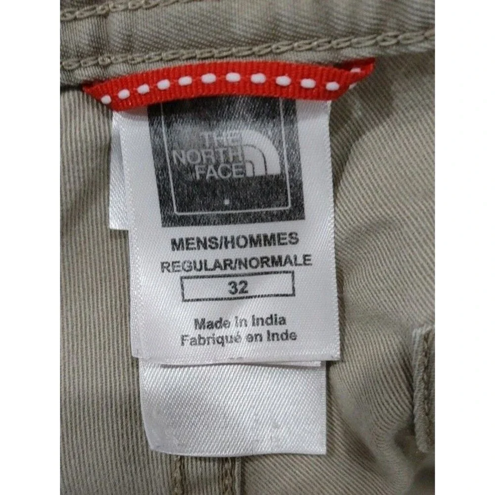 The North Face Cargo Hiking Pants Size 32X31 Beige Outdoor Cargo 100% Cotton